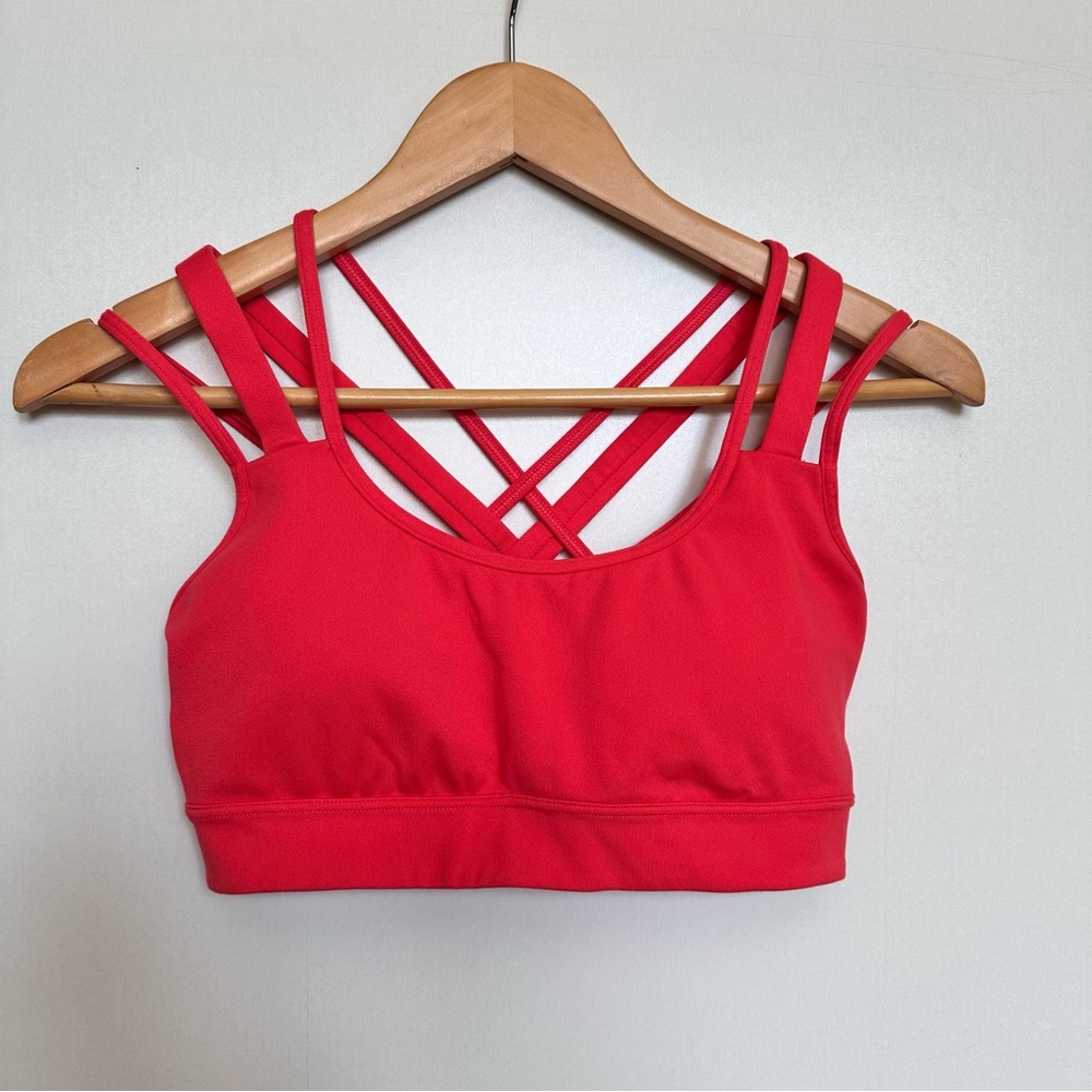 Victoria’s Secret Coral Racer Back Sport Bra Small
